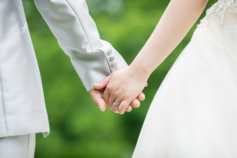 手繋ぎショットを☆