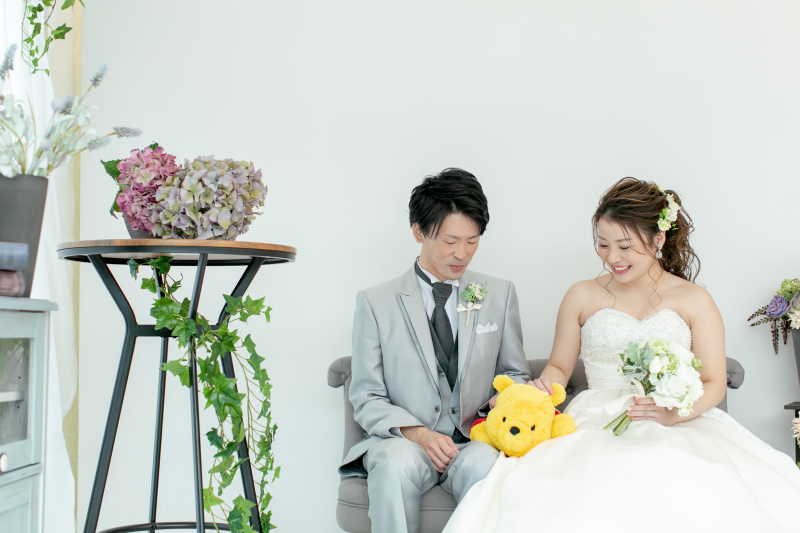 スタジオ和装・洋装２着撮影