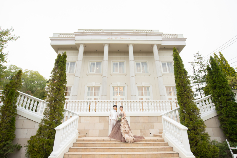 お色直しをしてカラードレスにチェンジ！