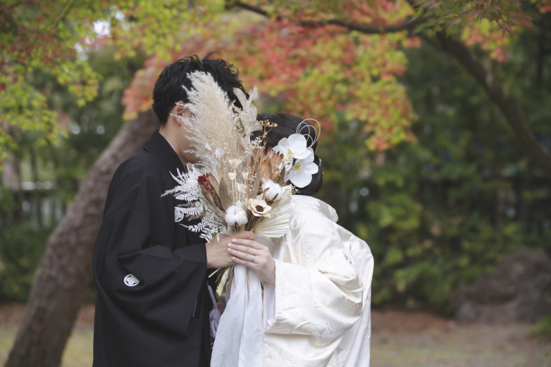 お顔を隠して♡