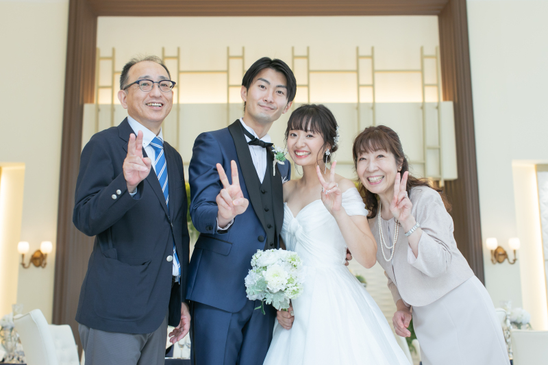 ご家族の方と！