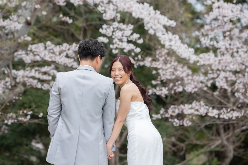 ご新婦様のとびきり笑顔ショット！