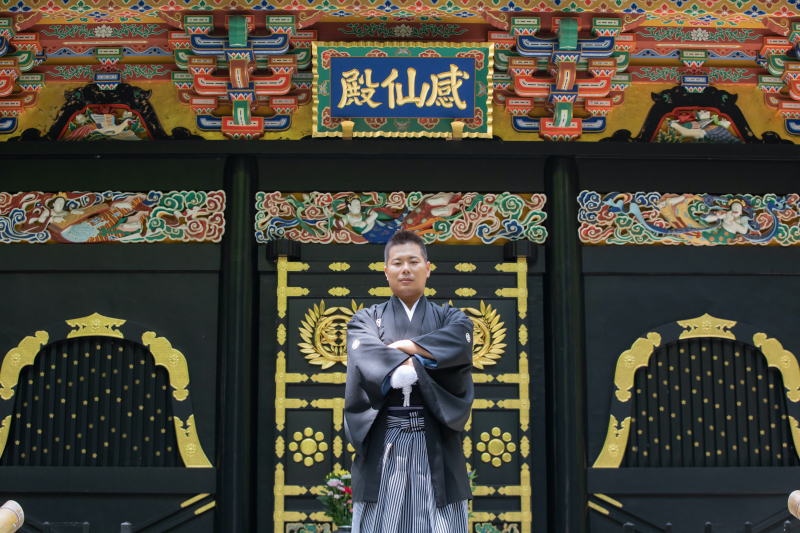 ご新郎様のソロショット