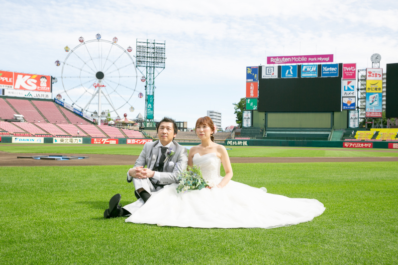 お座りショット