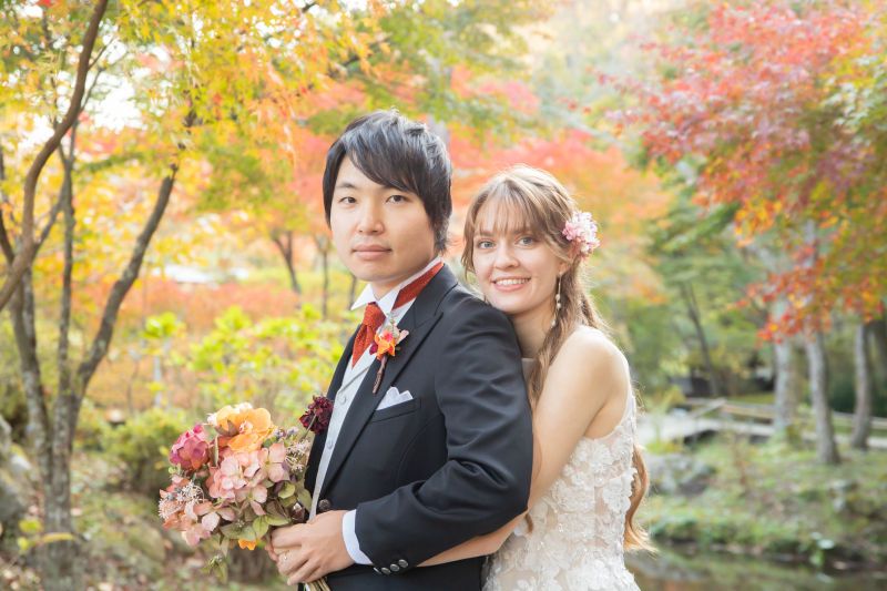 ぴったりくっついて