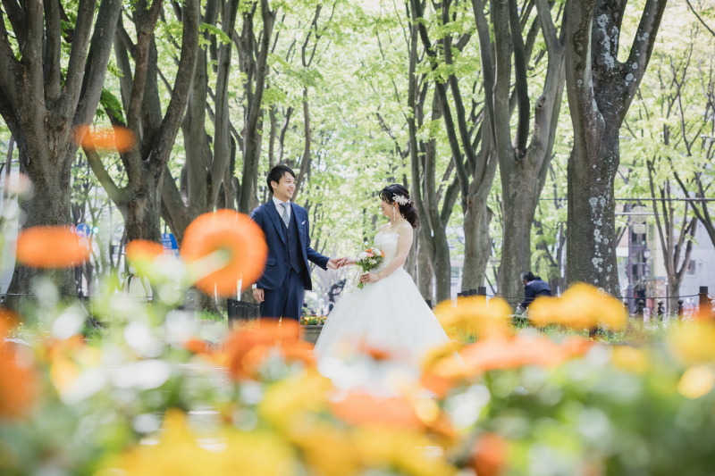 自然豊かな定禅寺通り