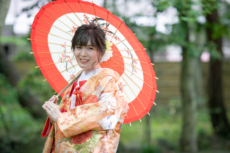 ご新婦様のソロショットを