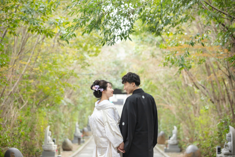 広がる木々に囲まれて