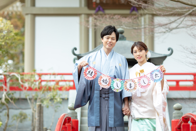 ガーランドを持って♪