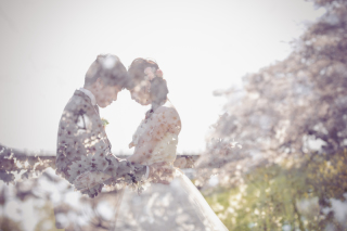 和装洋装ロケーション撮影