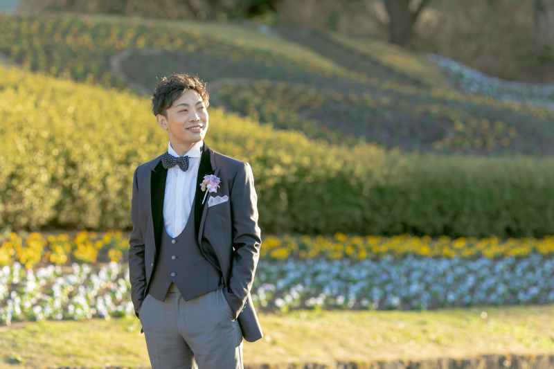 ご新郎様ソロショット
