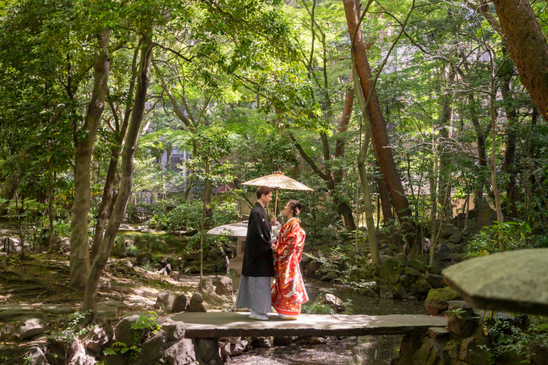 自然に囲まれた場所