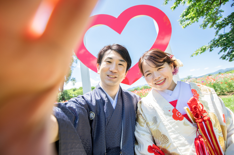 自撮り風ショット