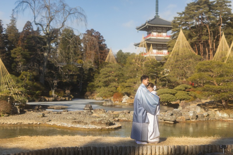 朝日に照らされて♡