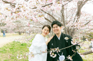 《今だけ超早割！和装桜ロケ》in三神峯公園＊