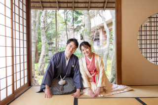 【緑水庵ロケーションフォト】貸切の本格茶室・庭園での撮影！