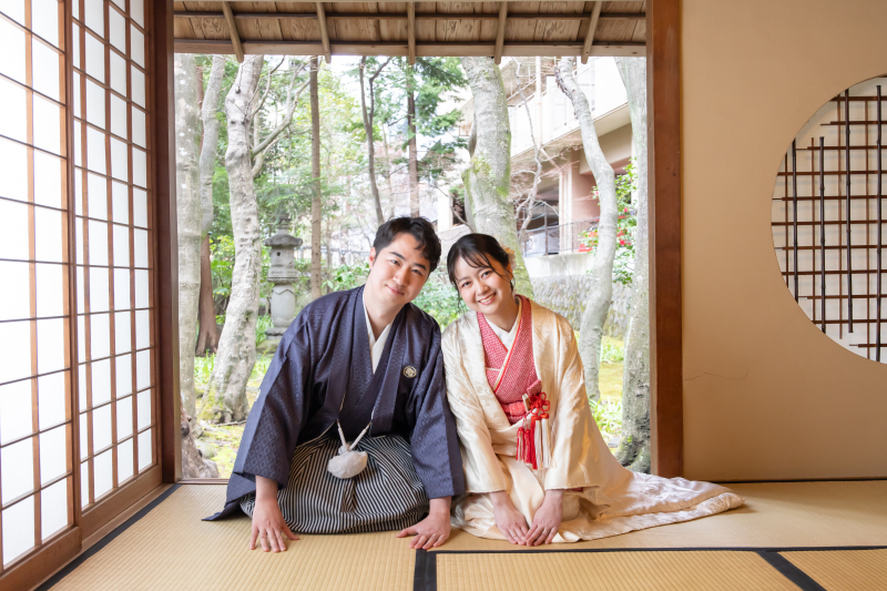 【緑水庵ロケーションフォト】貸切の本格茶室・庭園での撮影！