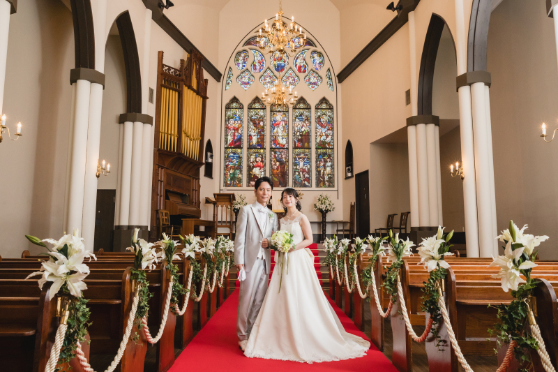 チャペル撮影スタート