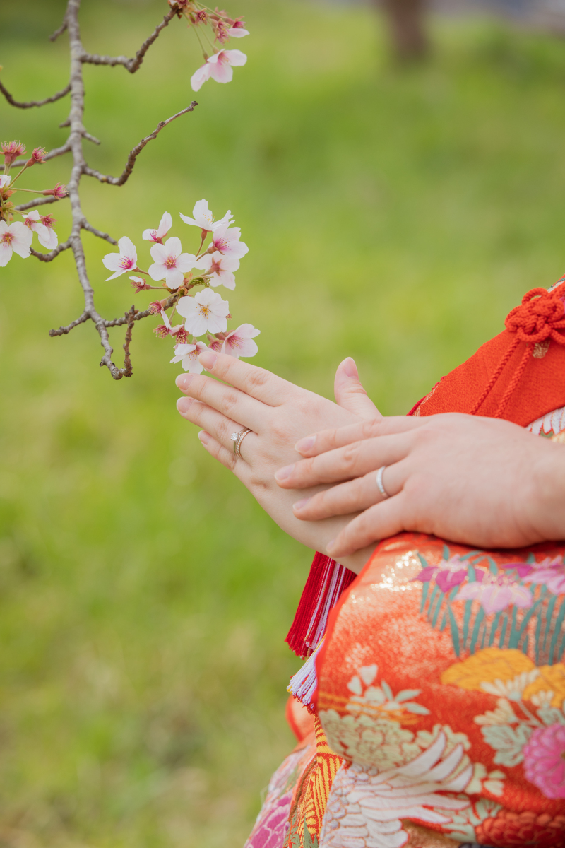 お手元をフォーカスした一枚