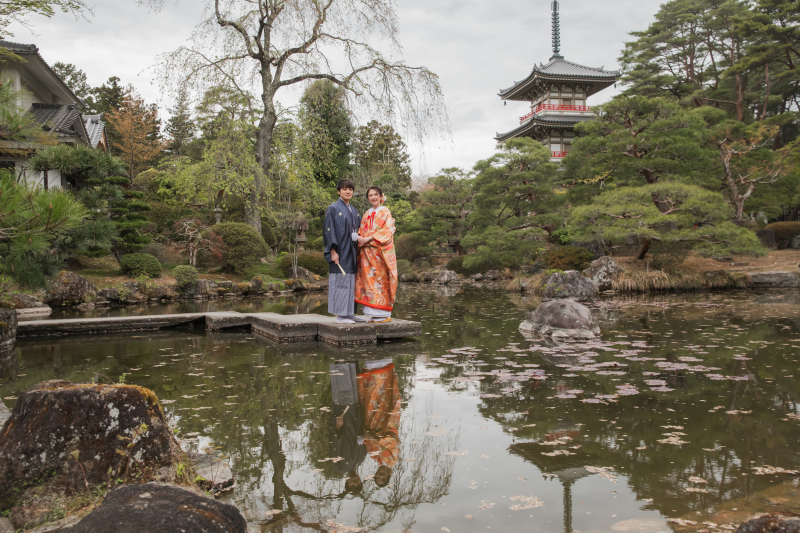 和装 日本庭園ロケーション