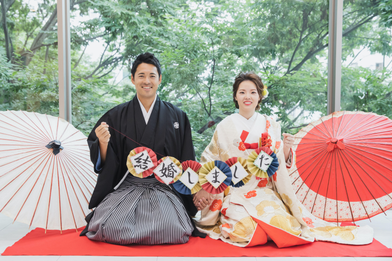 ガーランドを持って♪