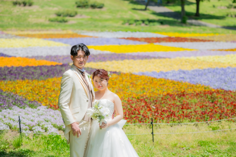 お花の絨毯