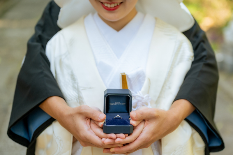 指輪ショットもお忘れなく！