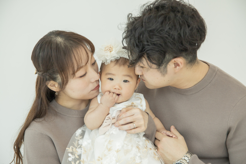 初めての家族写真