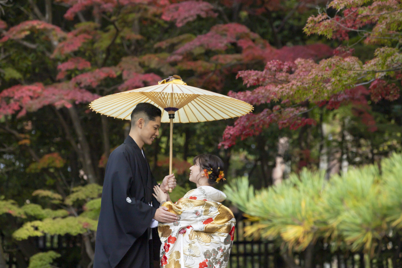 番傘を使って＊