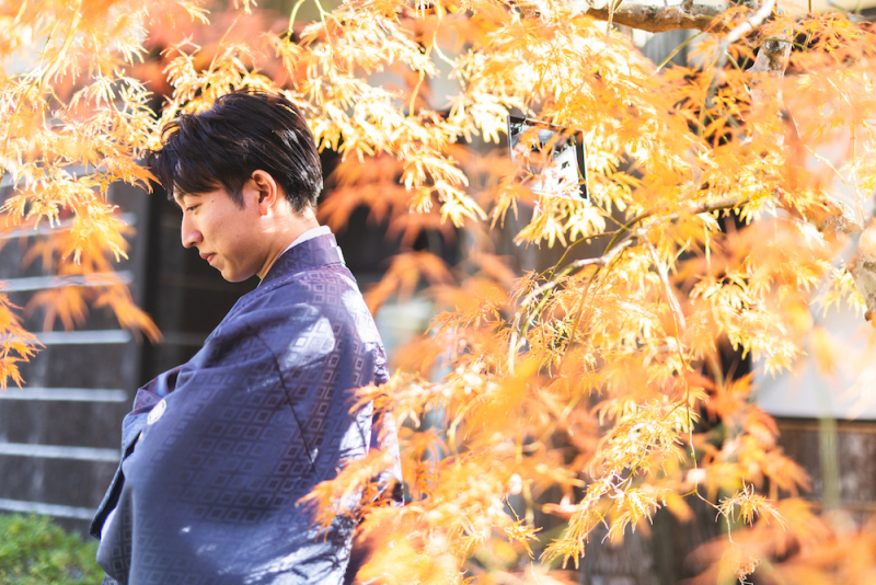 ご新郎様　ソロショット