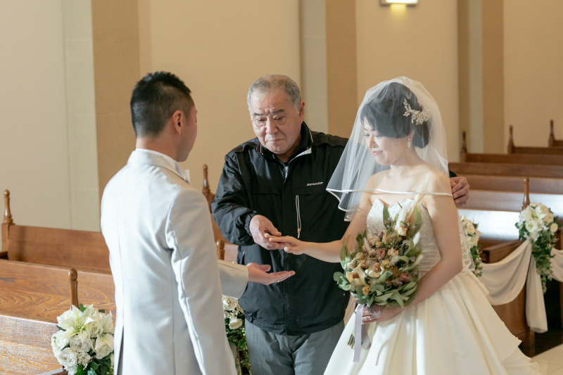 お父様からご新郎様へ