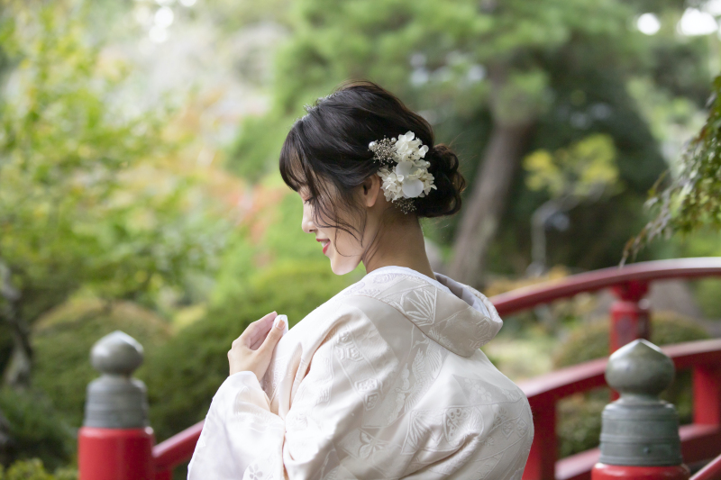 白無垢ヘアスタイル