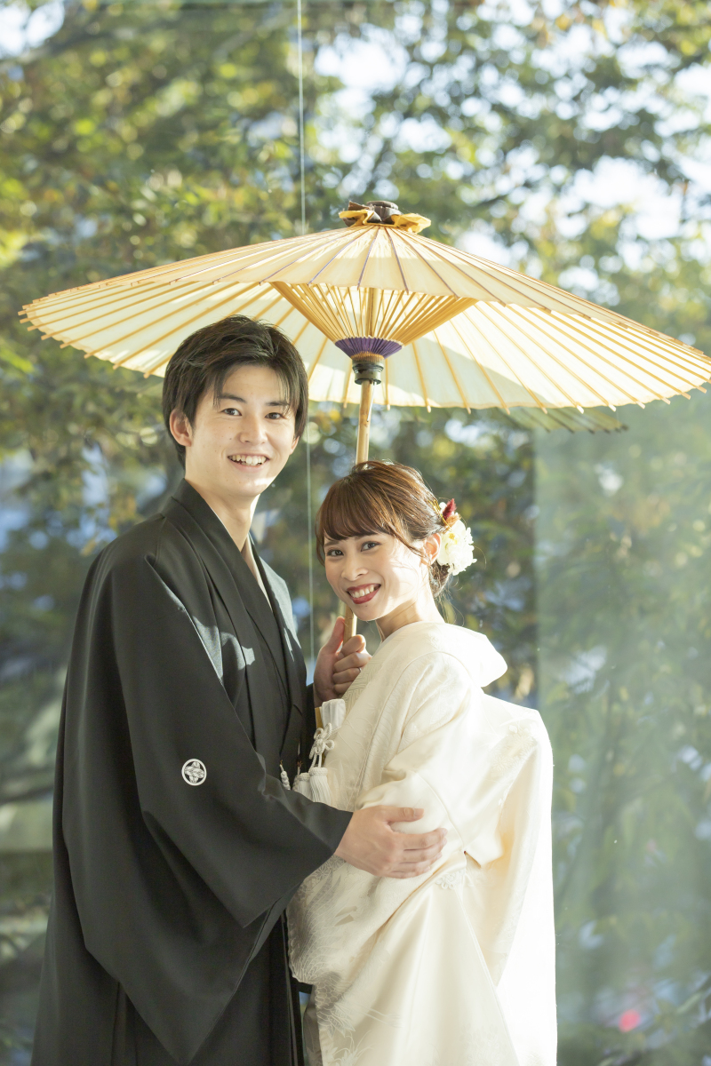 相合傘ショット