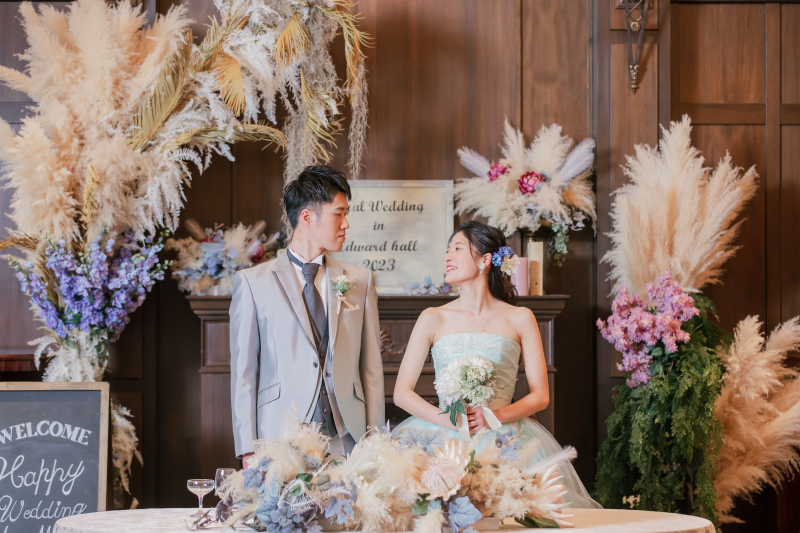 披露宴会場でも撮影