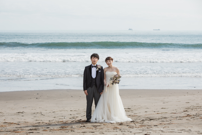 七ヶ浜海岸にて