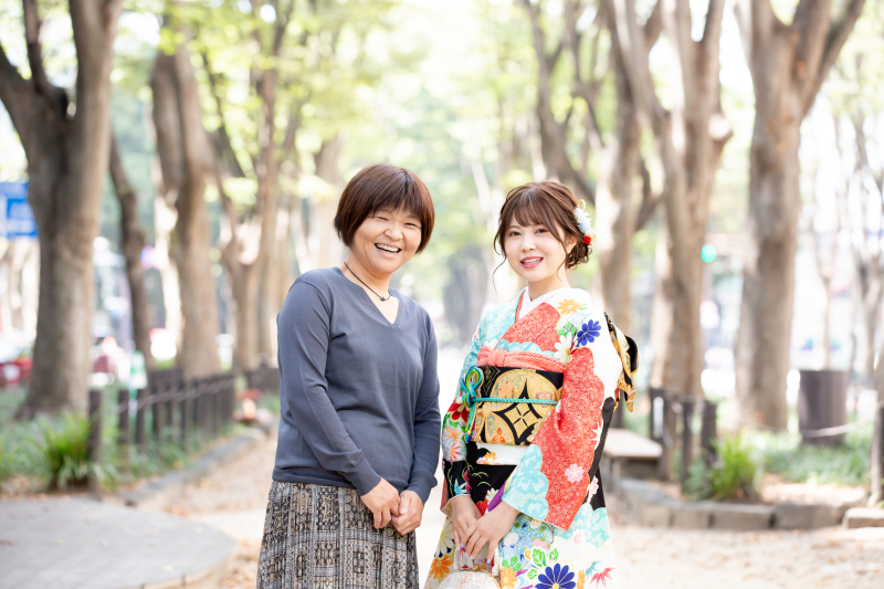 お母様と一緒に