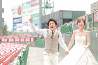 洋装　ロケーション撮影