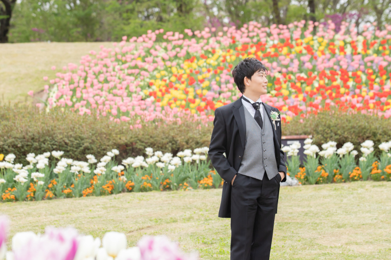 ご新郎様ソロショット！