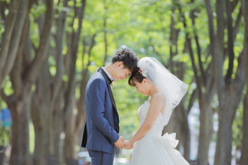 おでこをこっつんこ