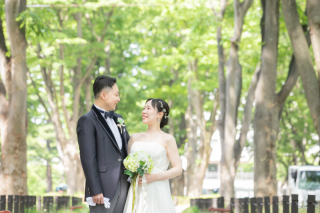 和洋装　ロケーション撮影