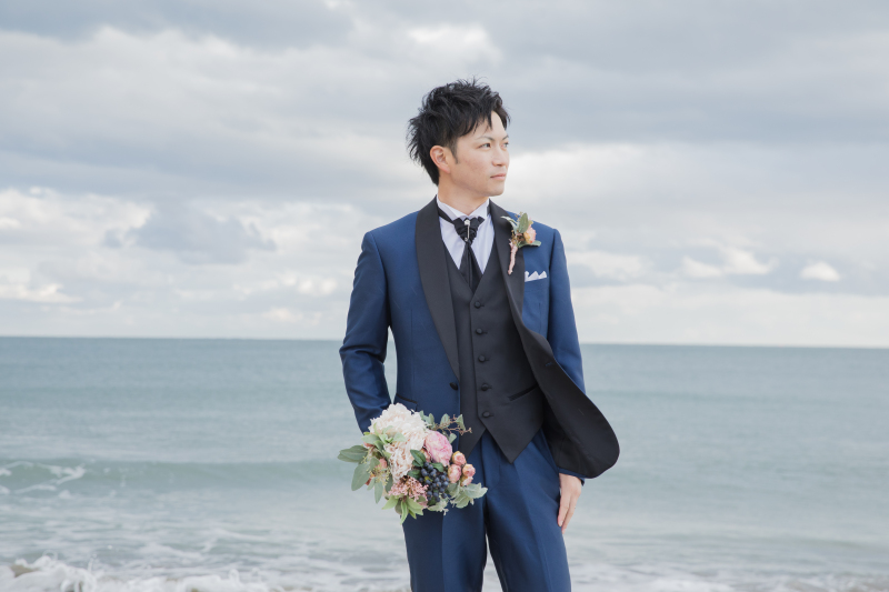 ご新郎様ソロショット　