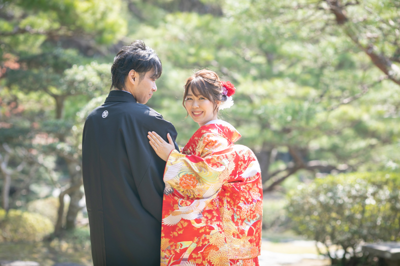 ご新婦様の振り向きショット！