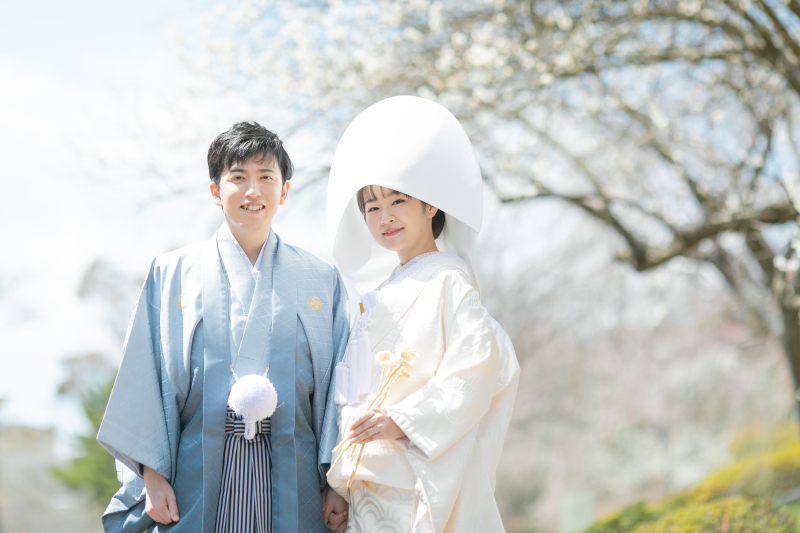 洋髪綿帽子を被り撮影スタート！