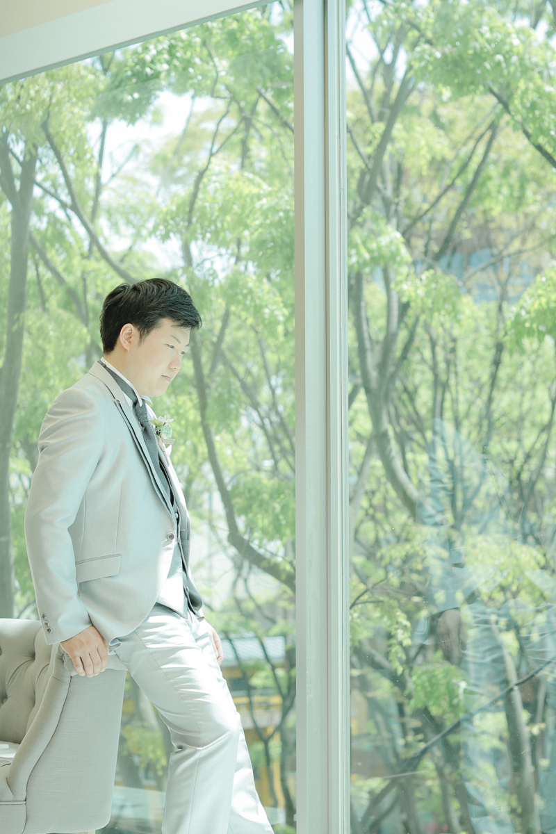 ご新郎様ソロショット