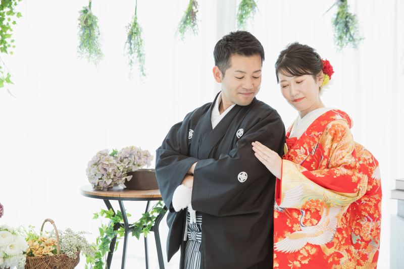 和装＋洋装スタジオ撮影