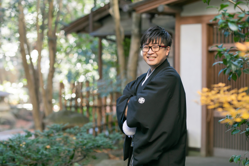 ご新郎様ソロショット