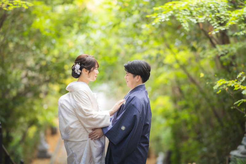 秋の美しい景色が広がる「日本庭園」にて♪