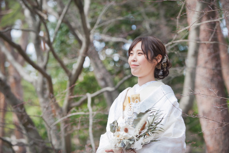 ご新郎さまを見つめて…