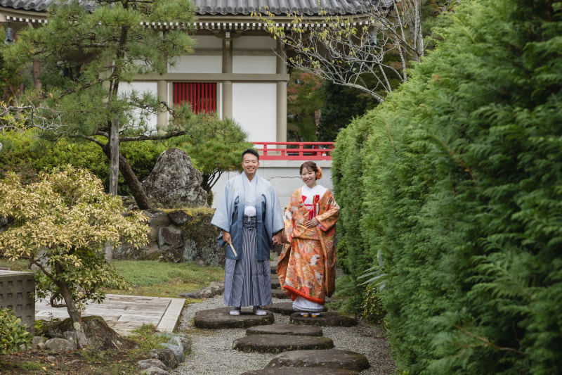 色打掛にチェンジ