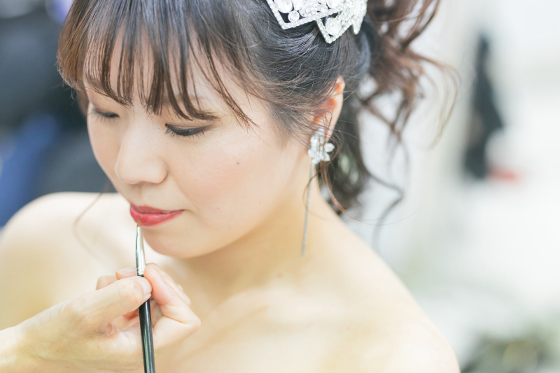 お支度からスタート